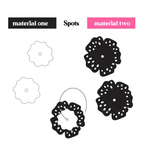 © Petal Pusher Stackers - 2 pair set