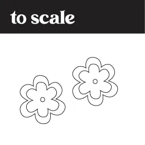 © Polka Dot Posie Stackers - 2 pair set