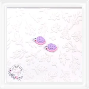 ⋅ SNAILS ⋅ Flatback Resin Embellishments ⋅ Per Pair ⋅