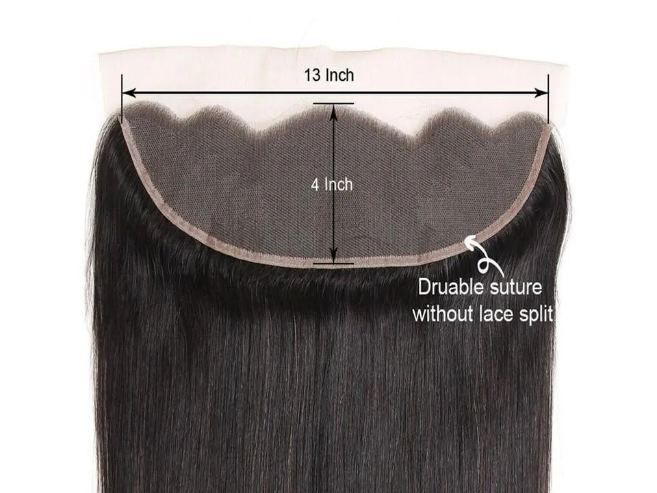 13x4 Lace Closure | RAW HAIR Indian Temple | Wavy