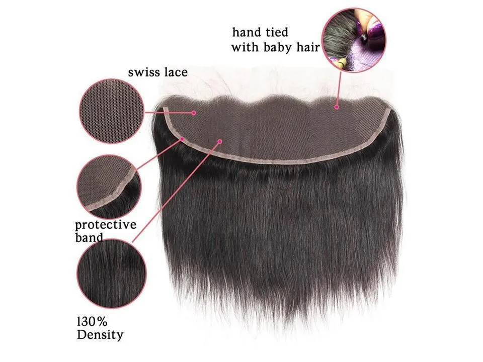 13x4 Lace Closure | RAW HAIR Indian Temple | Wavy