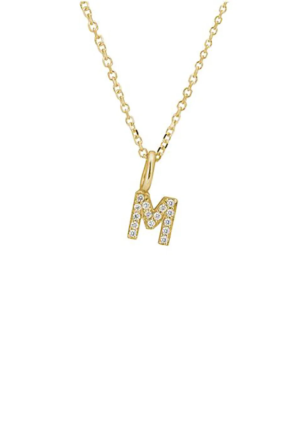 14K Mini Diamond Cut Cable Chain 18"