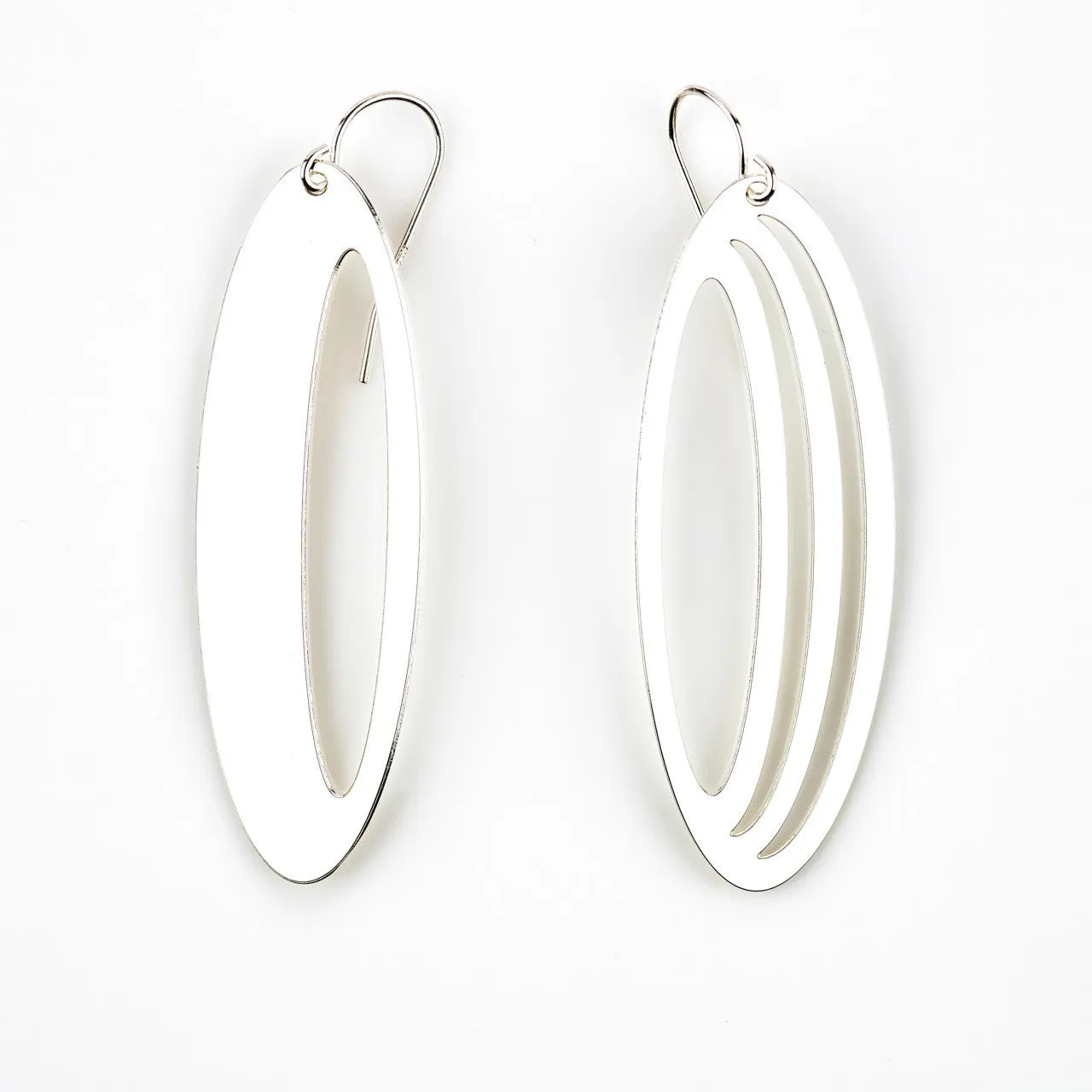 #16 earrings steel