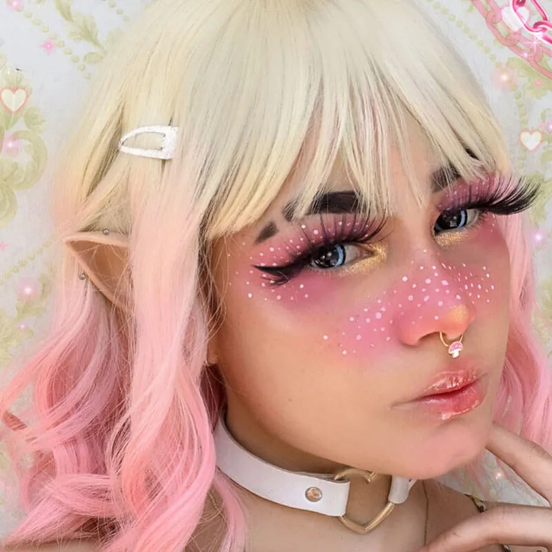 16G 8/10mm Cute Mushroom Septum Ring