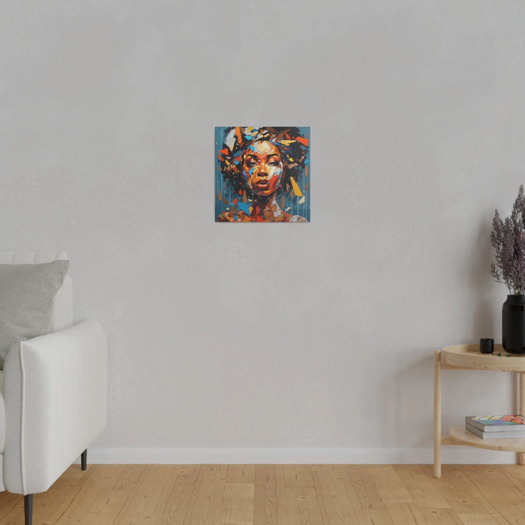 2 Vibrant Essence: An Abstract Celebration of Black WomenMatte Canvas, Stretched, 0.75"