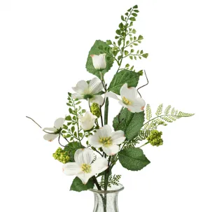 28" Dogwood Flower Spray - 62694SP28