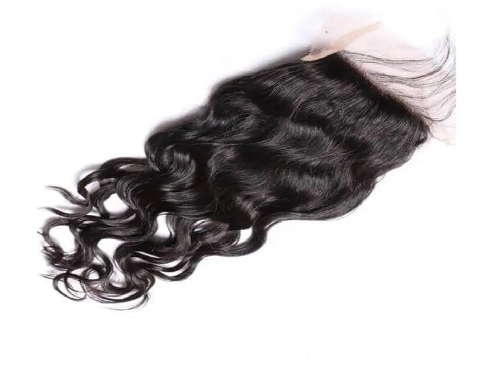 4x4 Lace Closure | RAW HAIR Indian Temple | Wavy