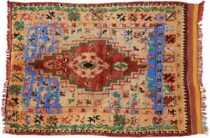 5'2" x 7'2" Vintage Moroccan Rug