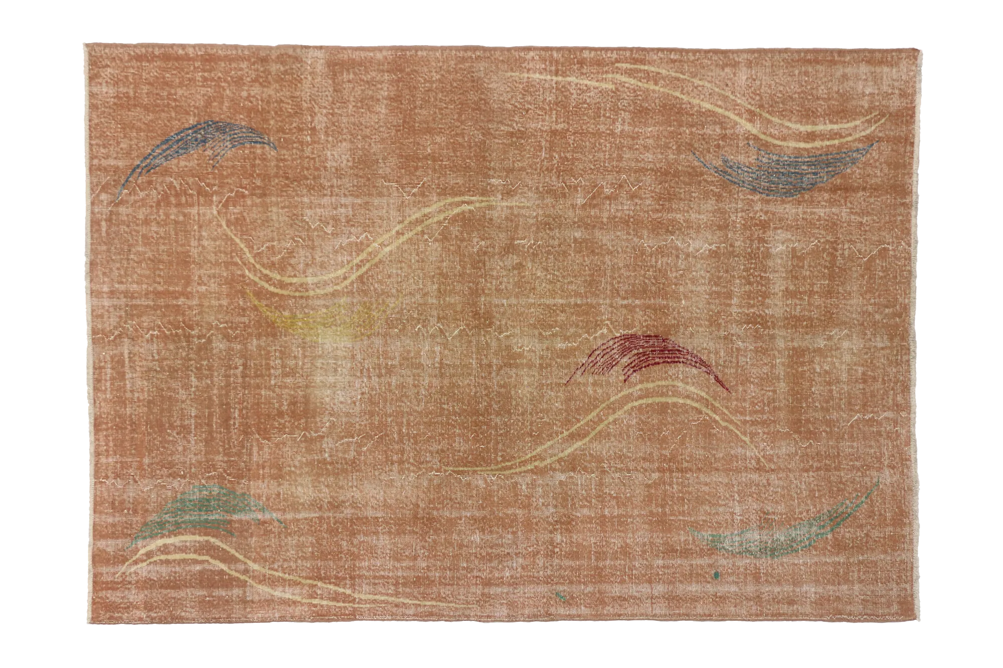 6’10” x 9’9” Vintage Sivas Rug