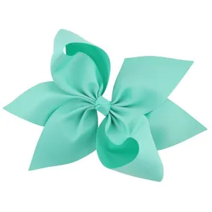 8"  Teal Hair Bow