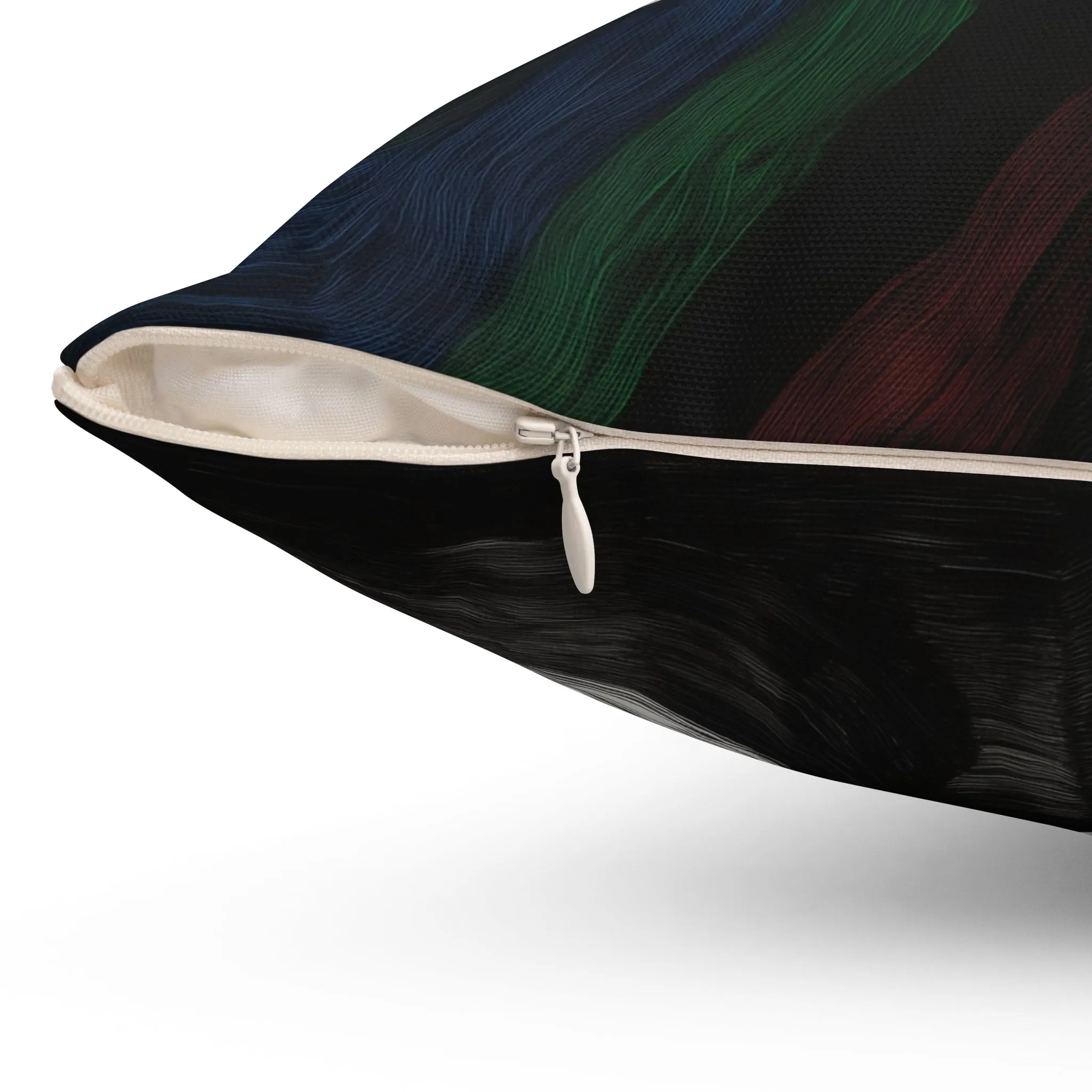 Abstract Duality Bold Contrast Pillow