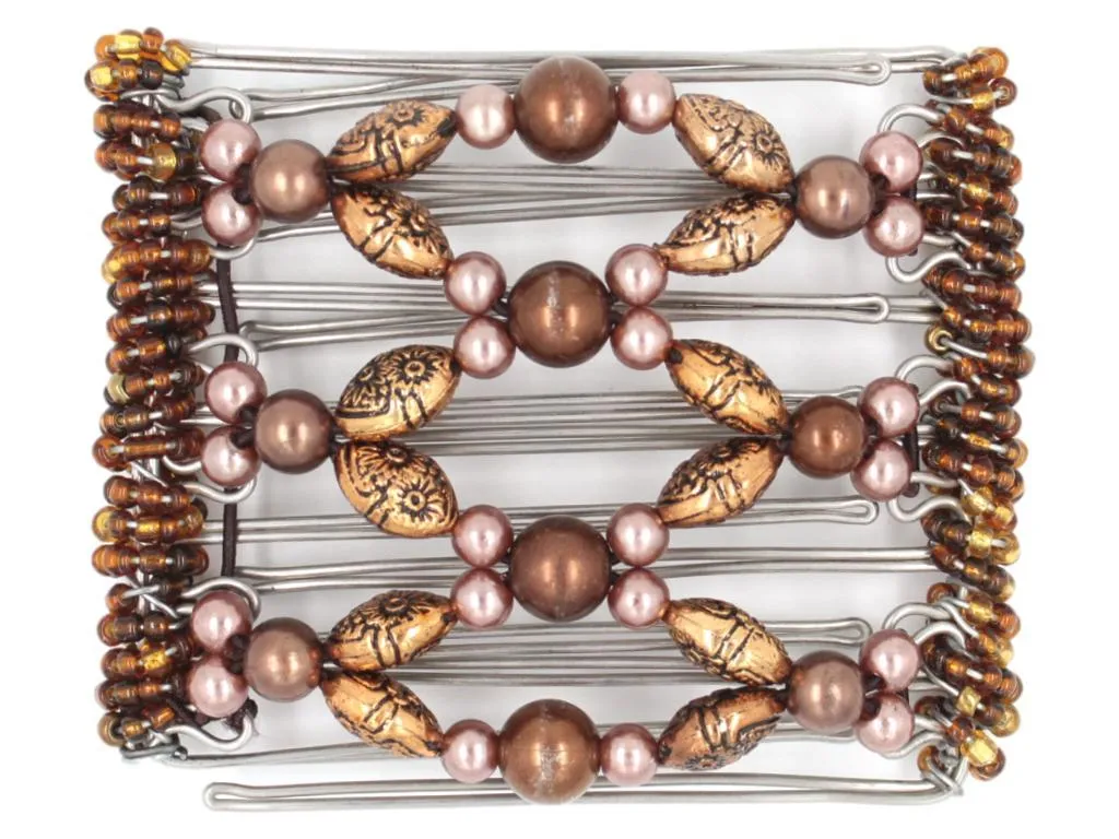 African Butterfly - 7 Tong Wire Hair Clip 326
