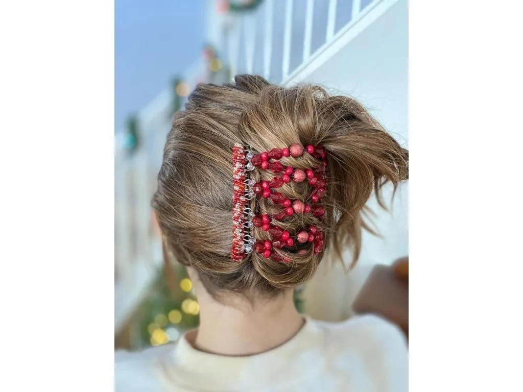 African Butterfly Wire Hair Clip - 9 Tong 693