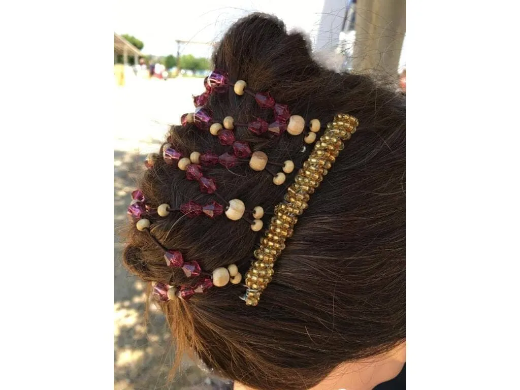 African Butterfly Wire Hair Clip  - 9 Tong 731