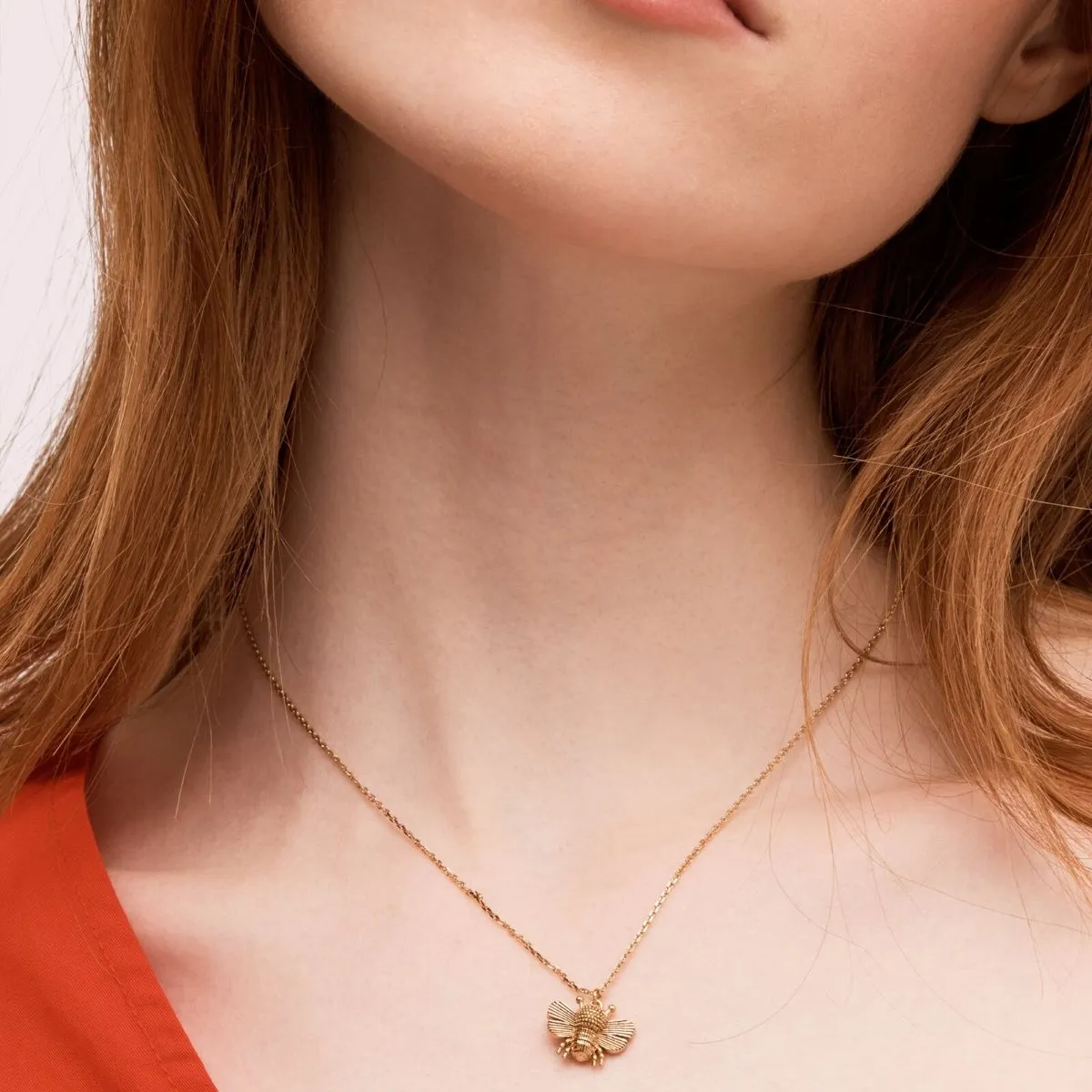 All Abuzz Bee Mini Pendant Necklace