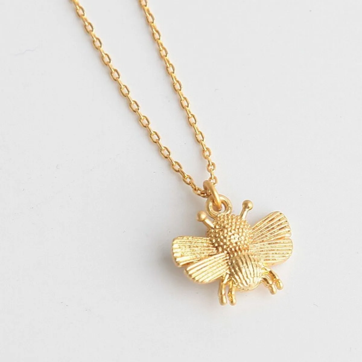 All Abuzz Bee Mini Pendant Necklace