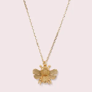 All Abuzz Bee Mini Pendant Necklace