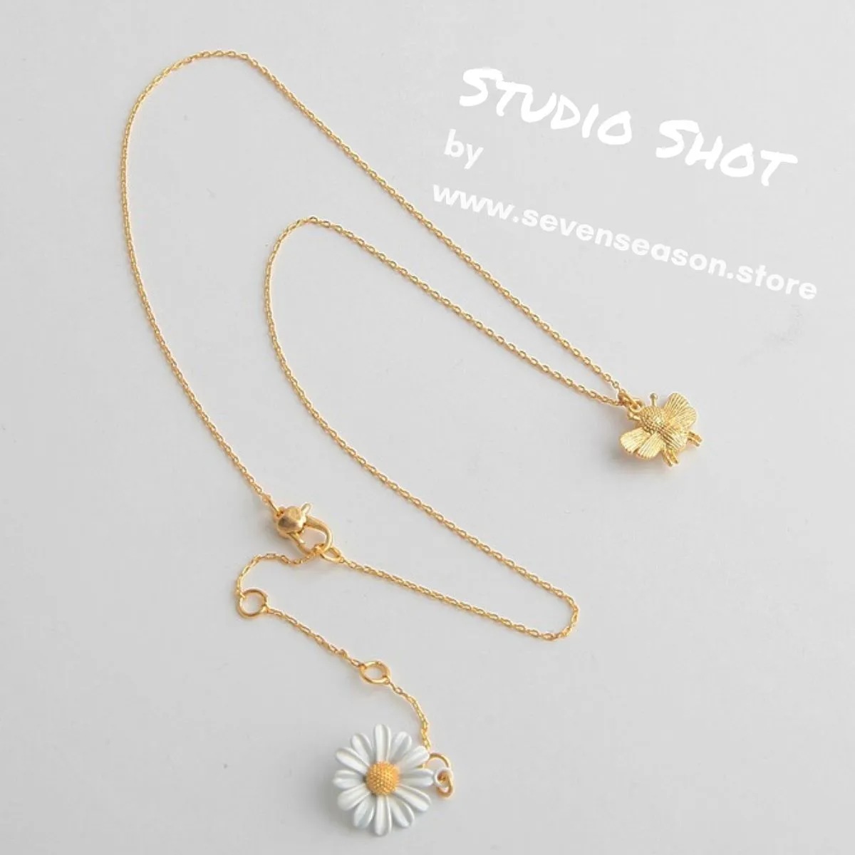 All Abuzz Bee Mini Pendant Necklace