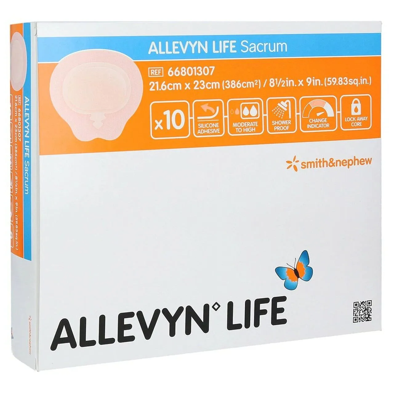 Allevyn Life Sacrum 21.6 cm x 23 cm Silicone Gel Dressings