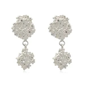 Amaranth Long Earrings Silver
