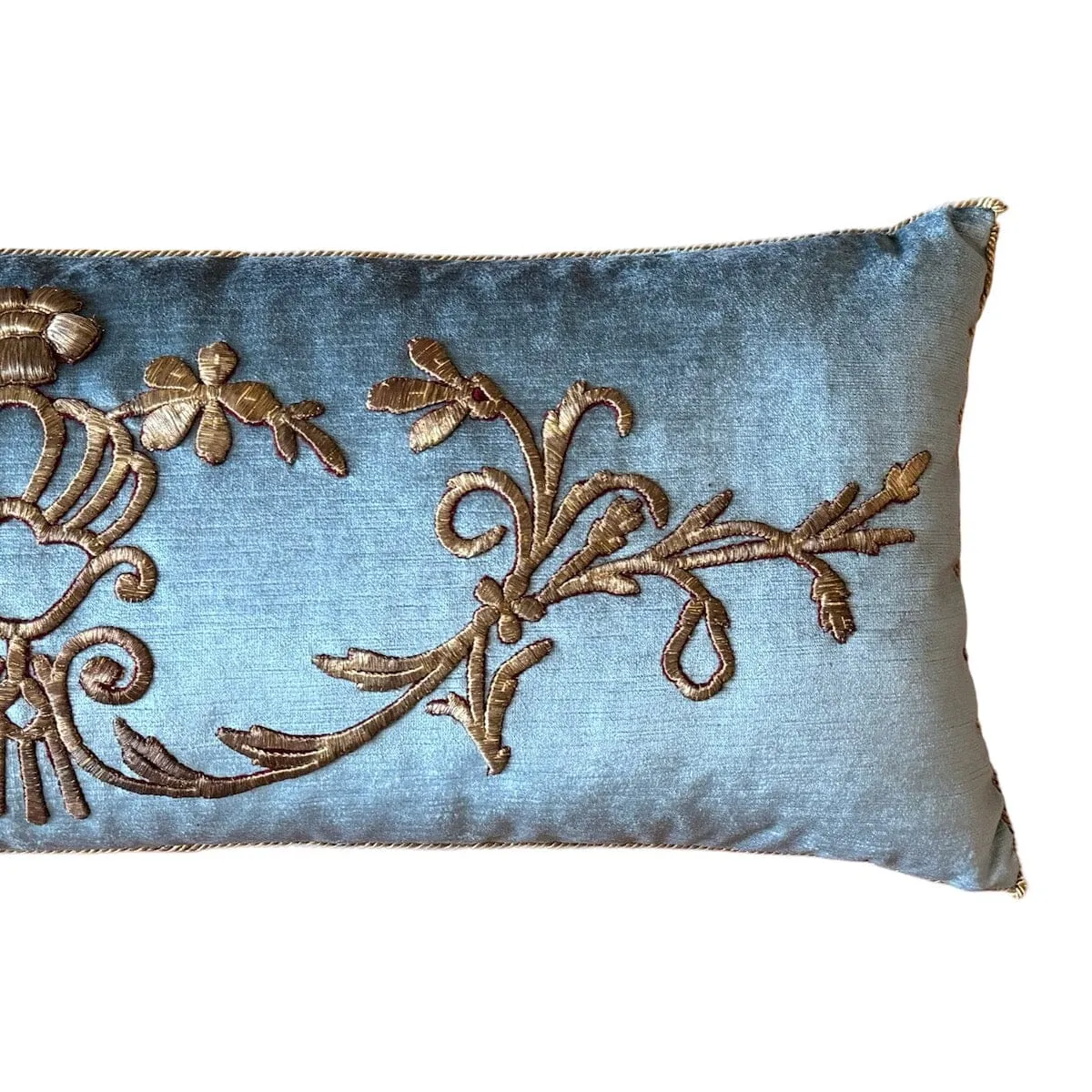 Antique Ottoman Empire Gold Metallic Embroidery (#E131523 | 14 x 36")