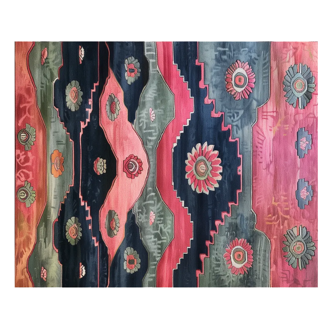 Aztec Echoes Hand Tufted Rug