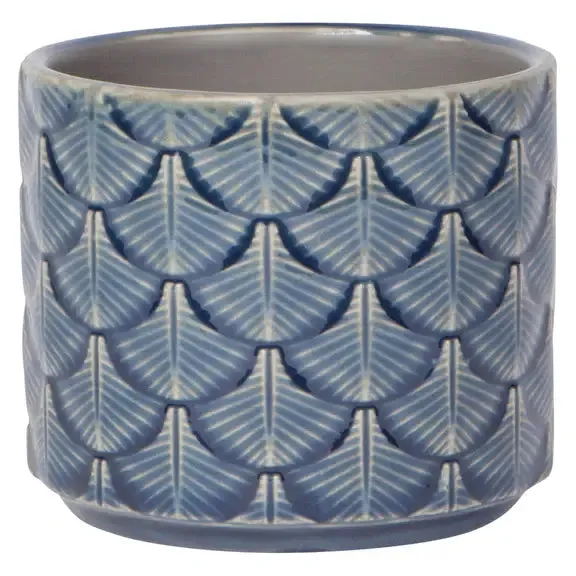 Azure Plume Plant Pot: 6.5 inch