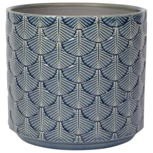 Azure Plume Plant Pot: 6.5 inch