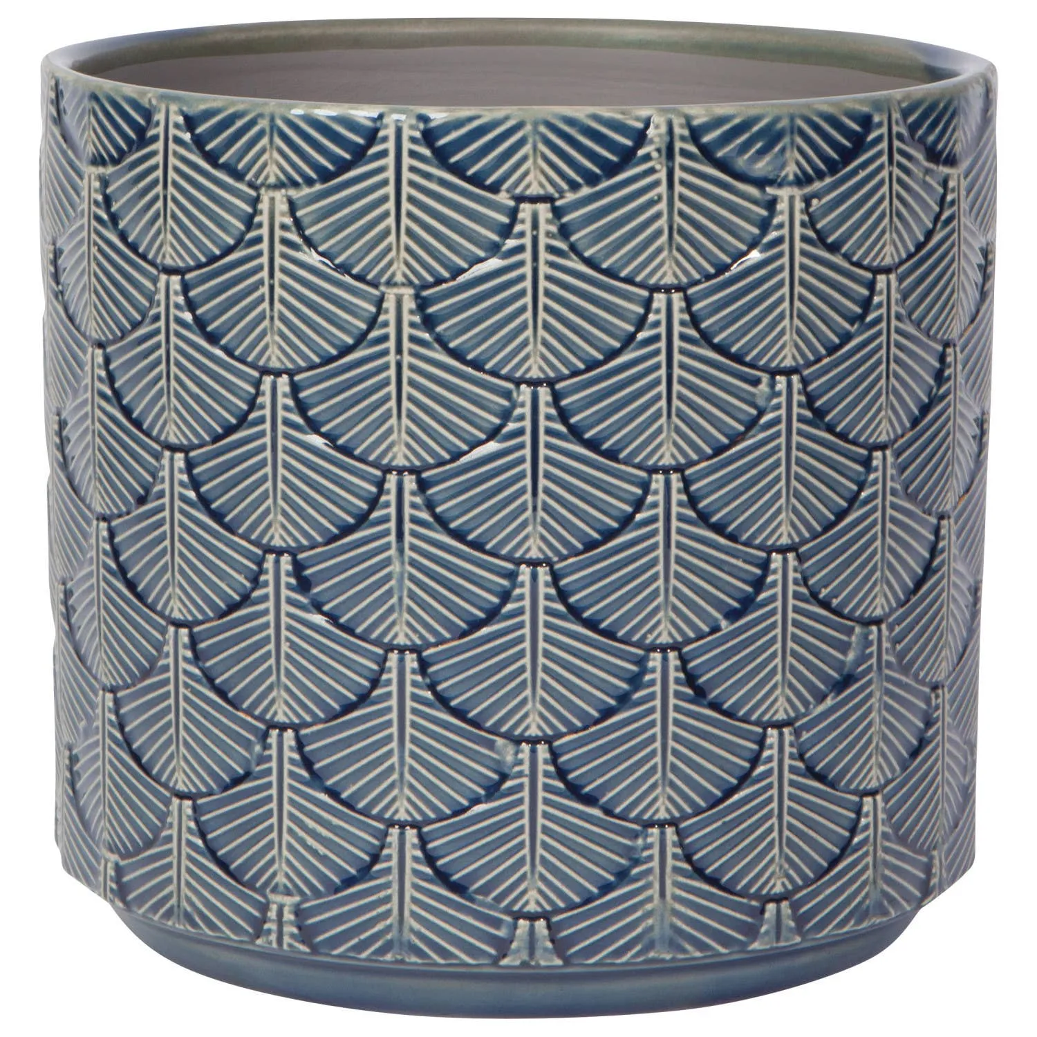 Azure Plume Plant Pot: 6.5 inch