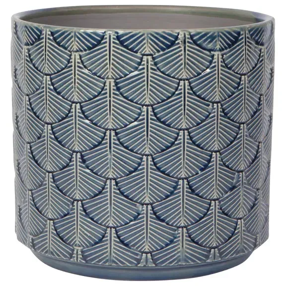 Azure Plume Plant Pot: 6.5 inch