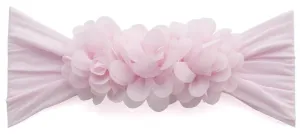 Baby Bling Chiffon Ruffle Pink Headband