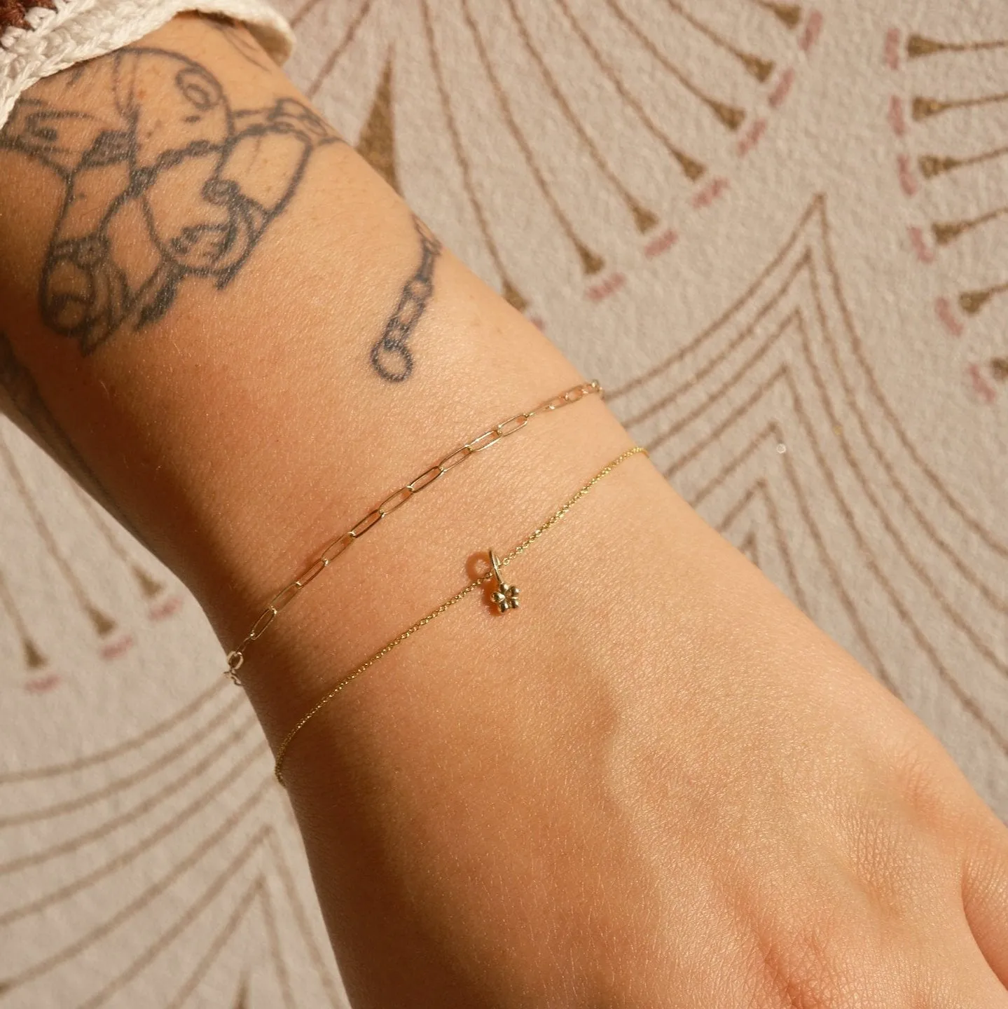 Baby Gold Flower Bracelet