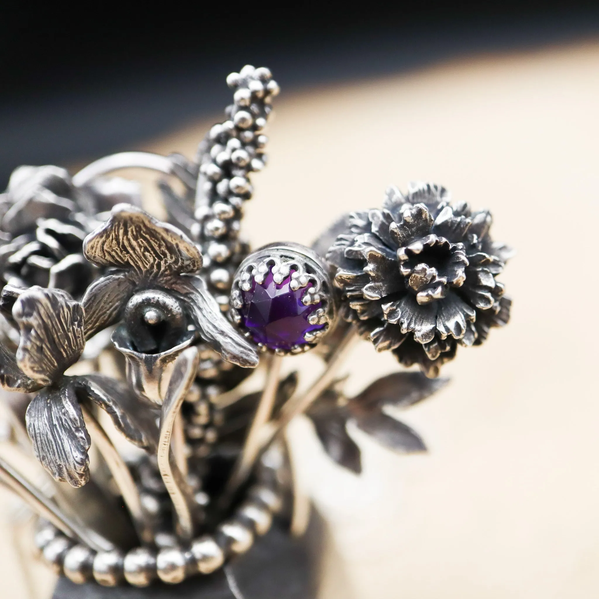 Ball Jar Bouquet or Vase Bouquet Necklace