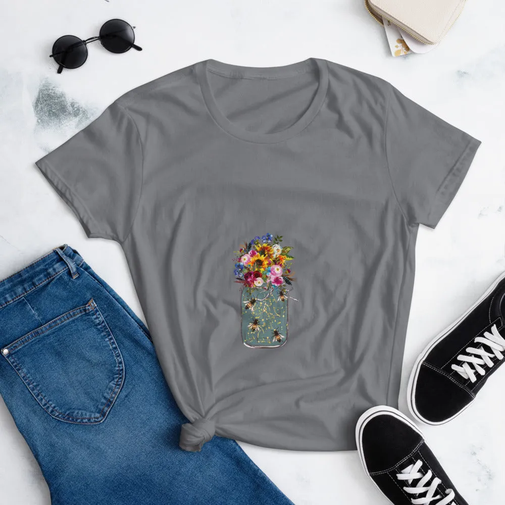 Bees in a Jar Women's short sleeve t-shirt