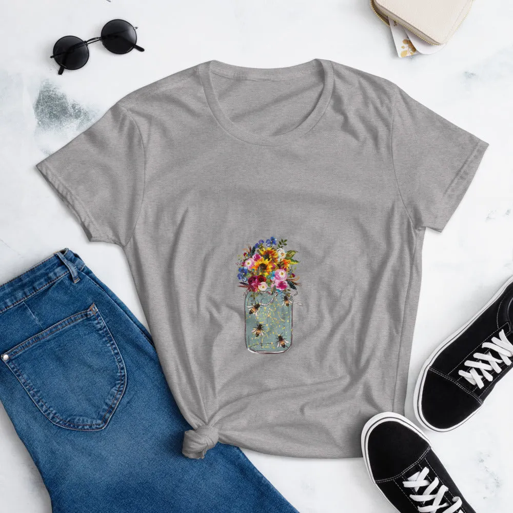 Bees in a Jar Women's short sleeve t-shirt