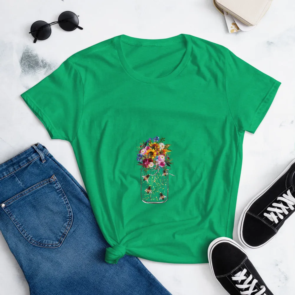Bees in a Jar Women's short sleeve t-shirt