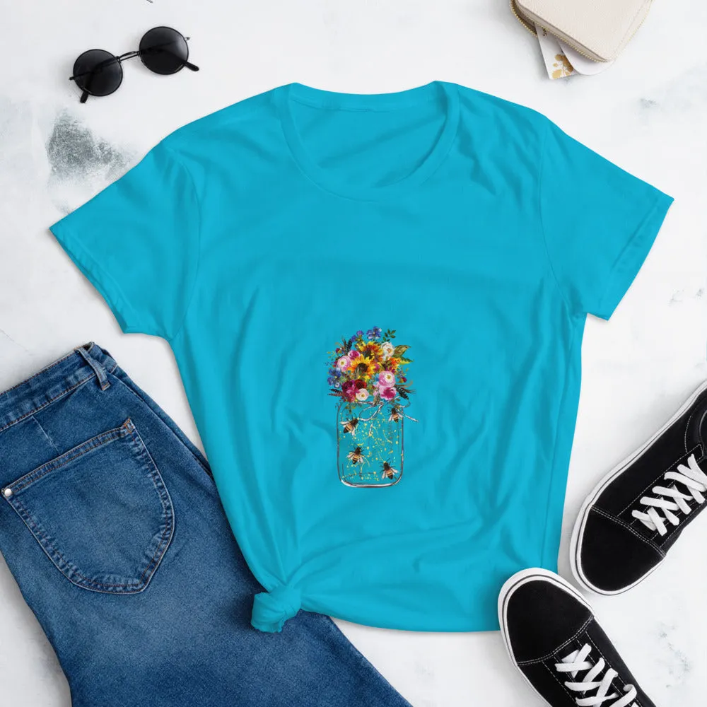 Bees in a Jar Women's short sleeve t-shirt
