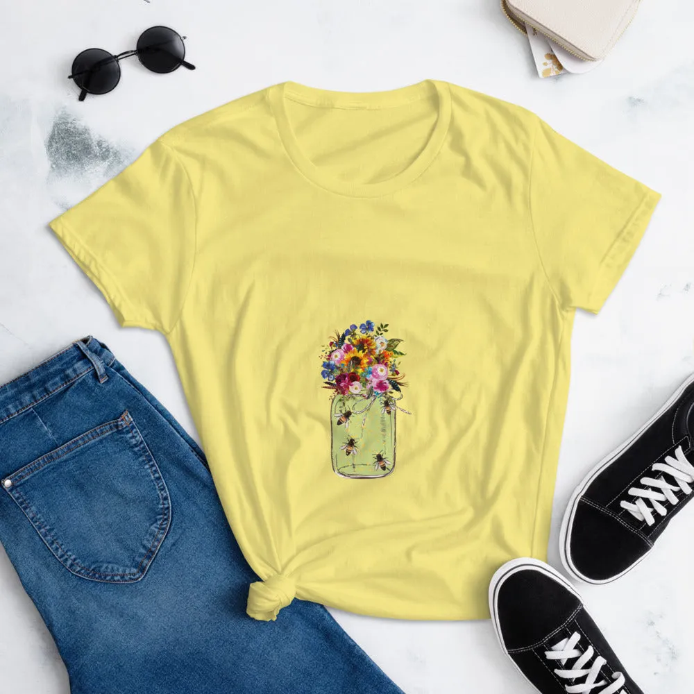 Bees in a Jar Women's short sleeve t-shirt