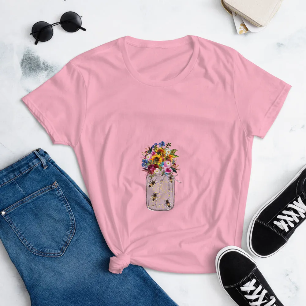 Bees in a Jar Women's short sleeve t-shirt