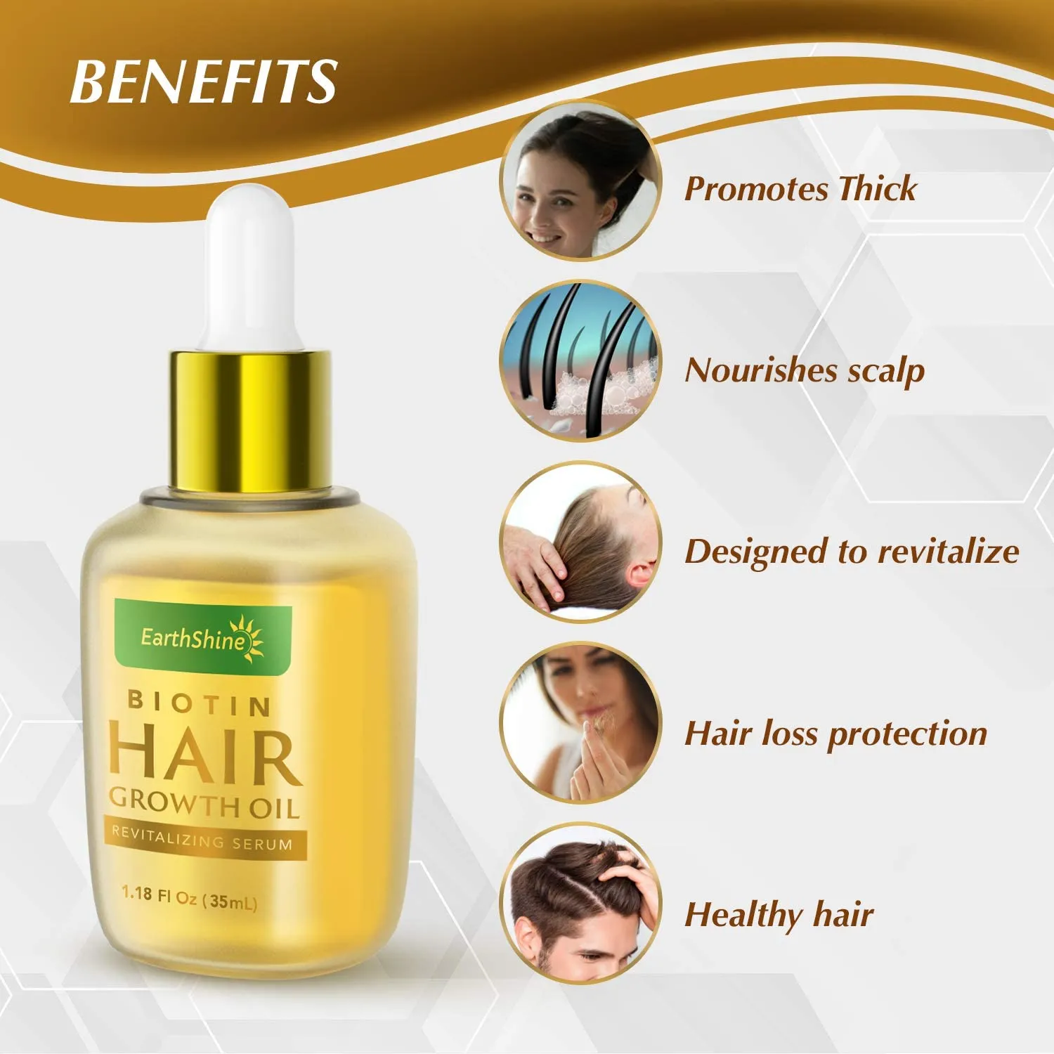 Biotin Hair Re Growth Oil For Men and Women