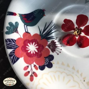 Bird and Flower Plate -- Piddix Licensed Products