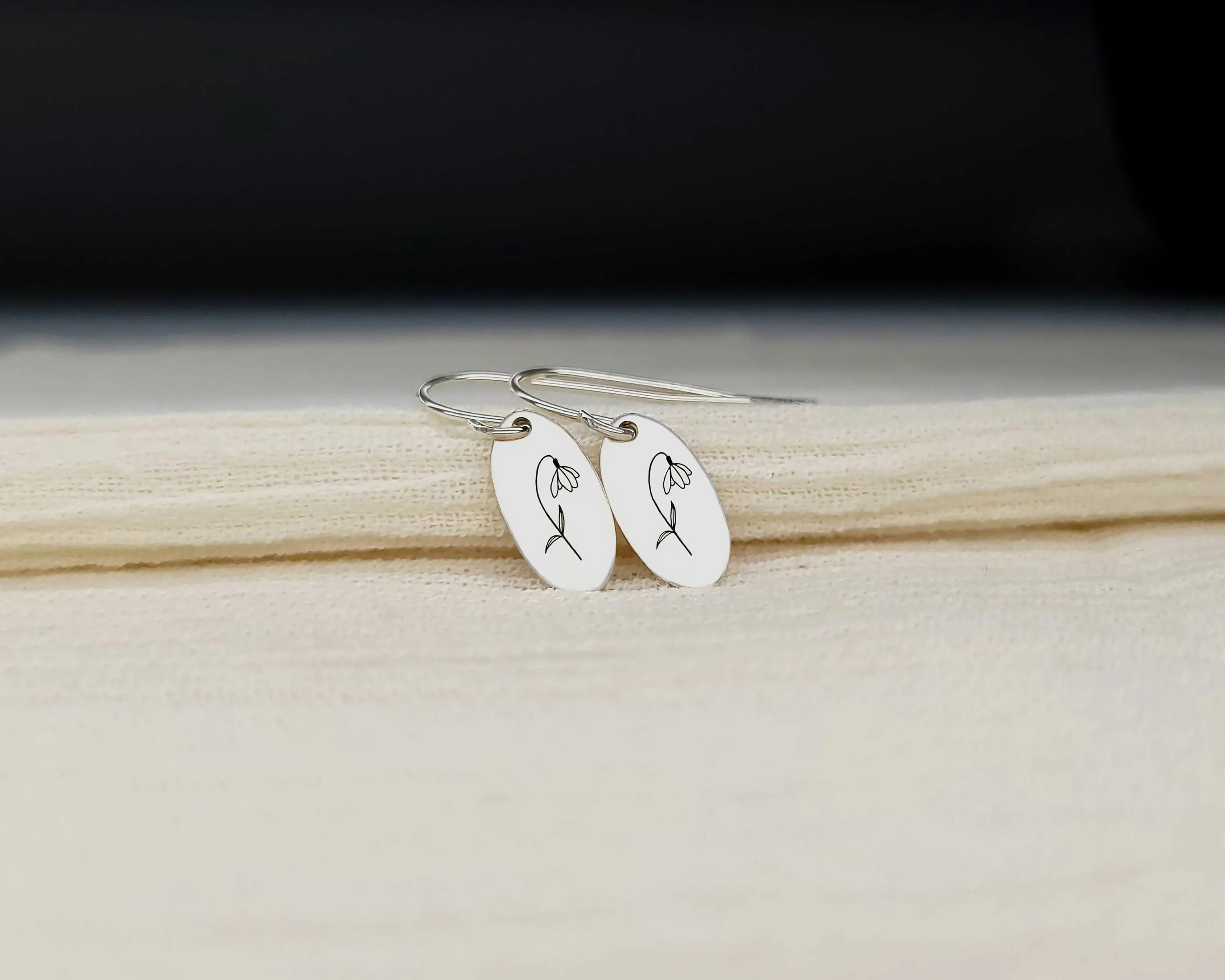 Birth Flower Earrings