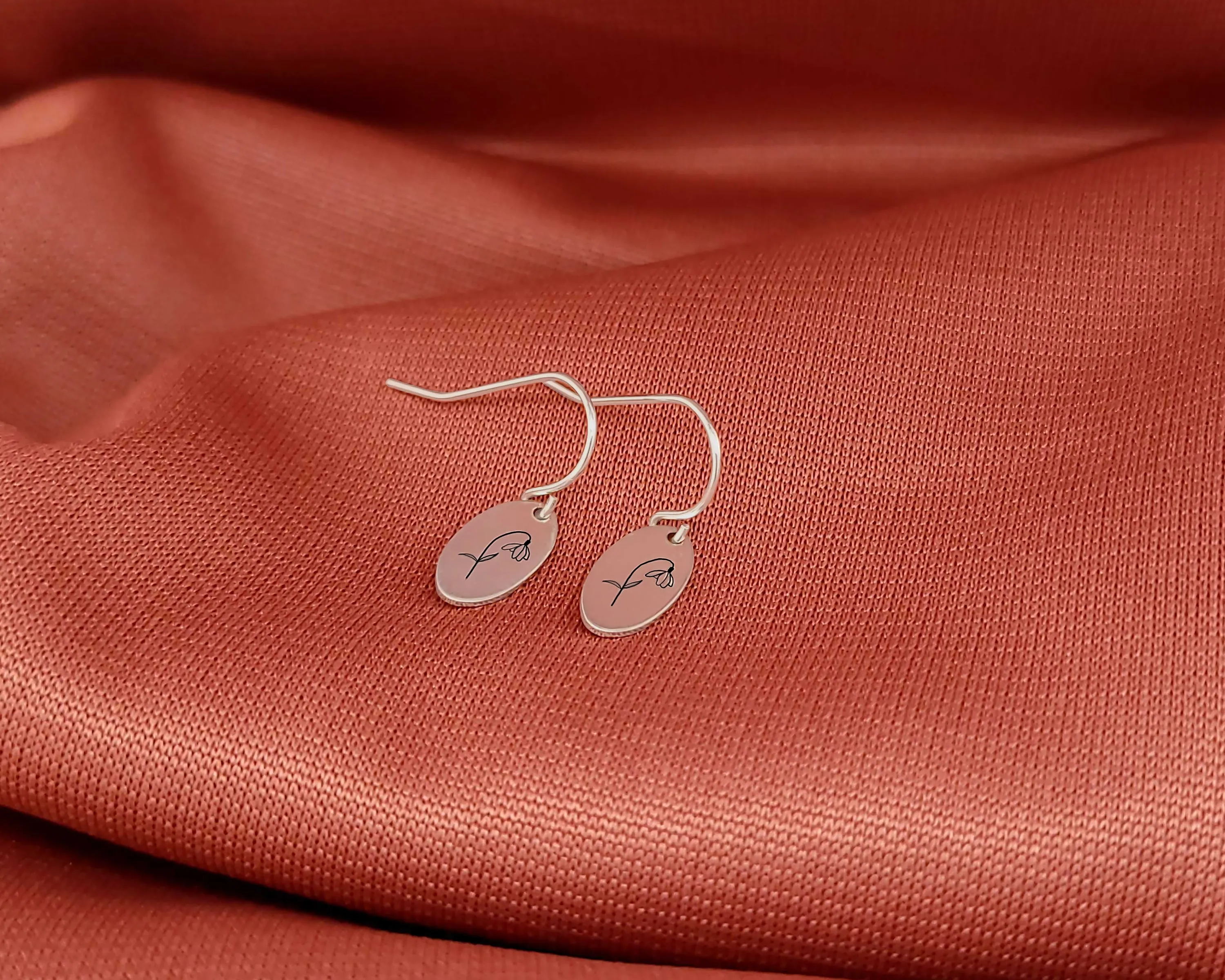 Birth Flower Earrings