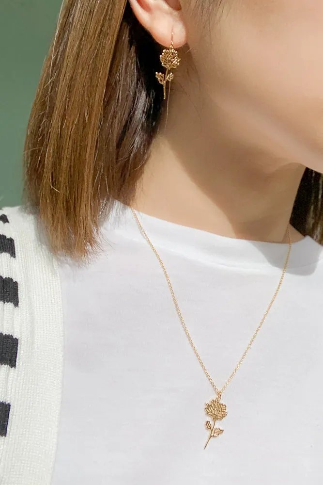 Birth Flower Necklace