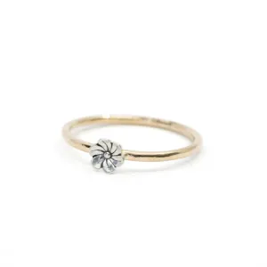 Blossom Flower Ring in Gold