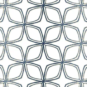 Blue Contemporary Geometric SH34551 Wallpaper
