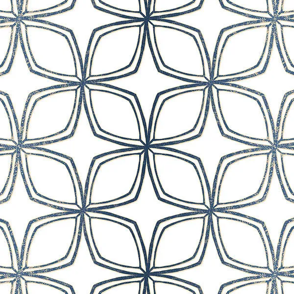 Blue Contemporary Geometric SH34551 Wallpaper