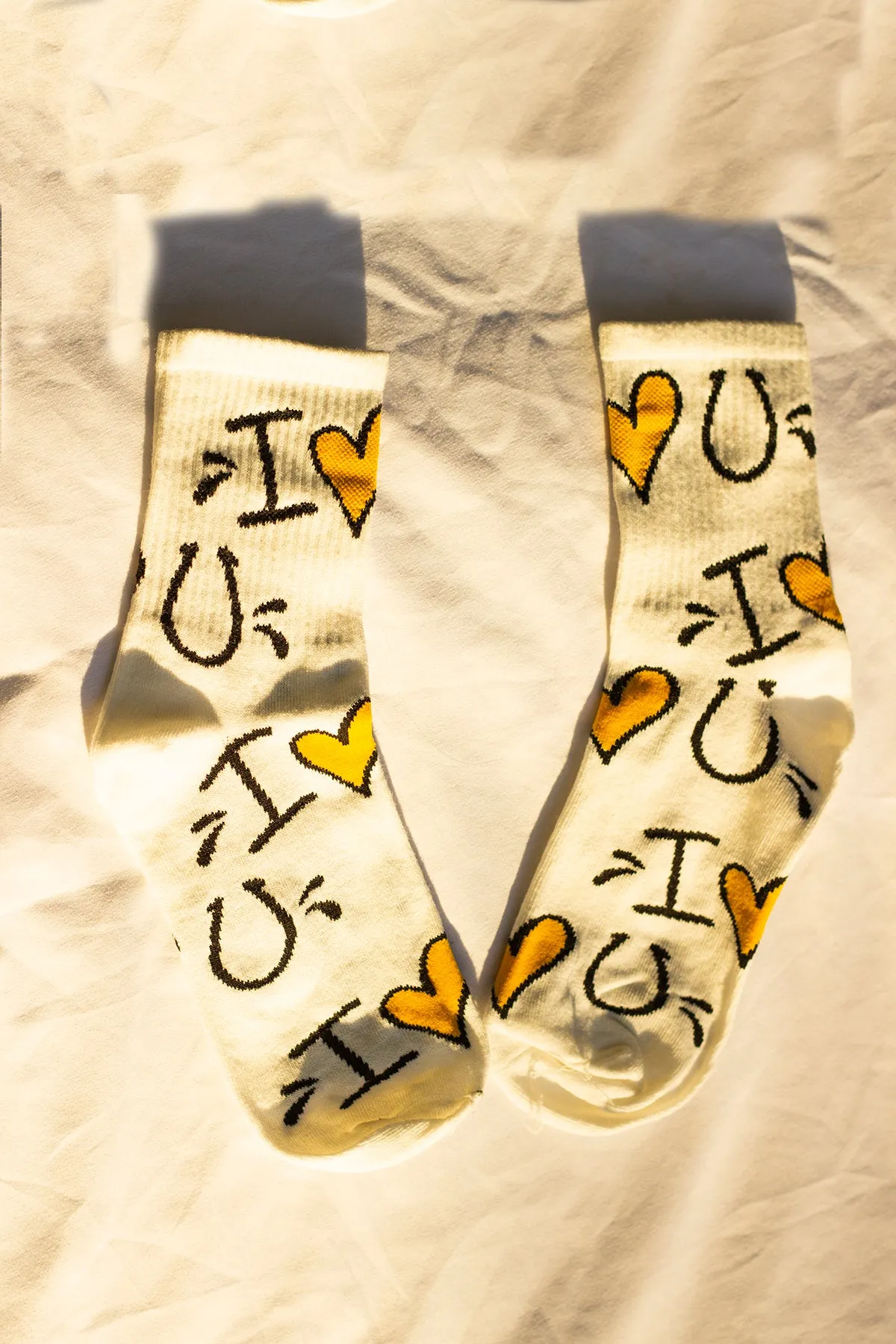 Bold Love Print Socks