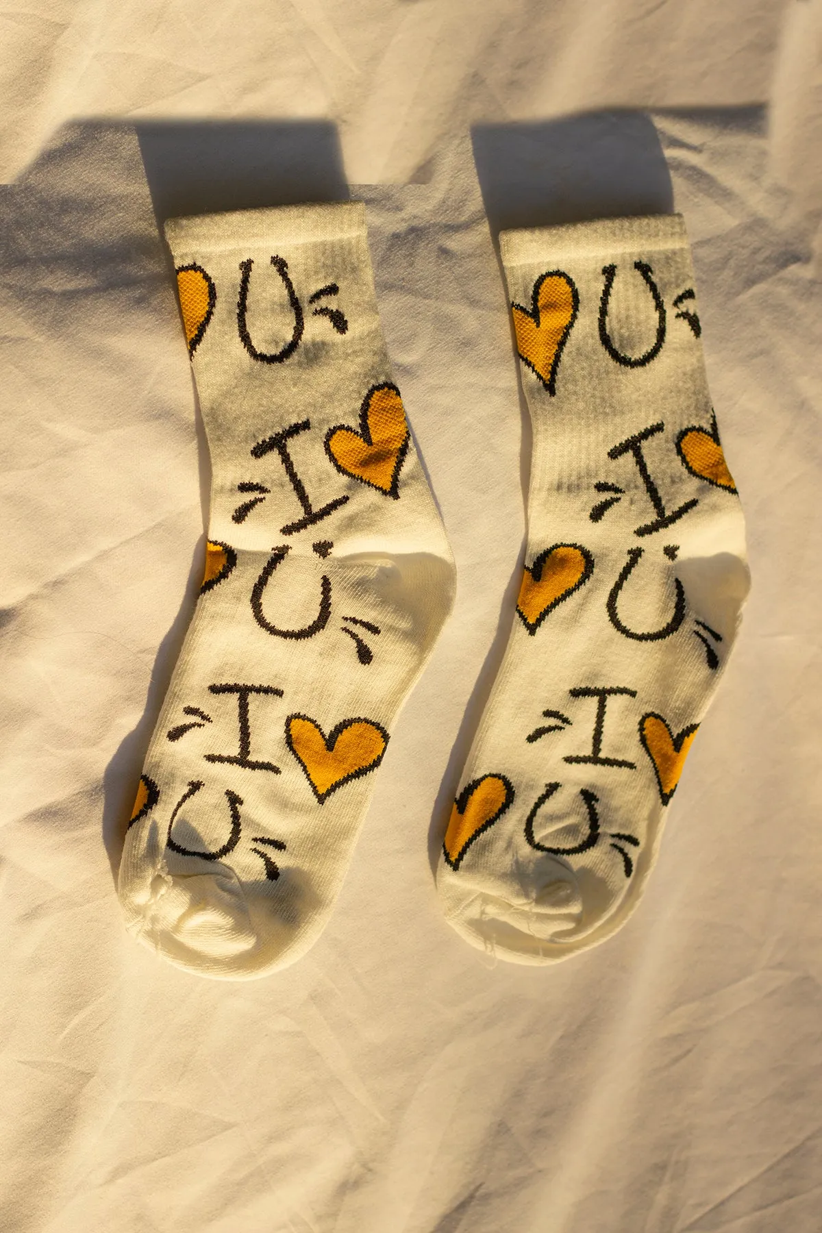 Bold Love Print Socks