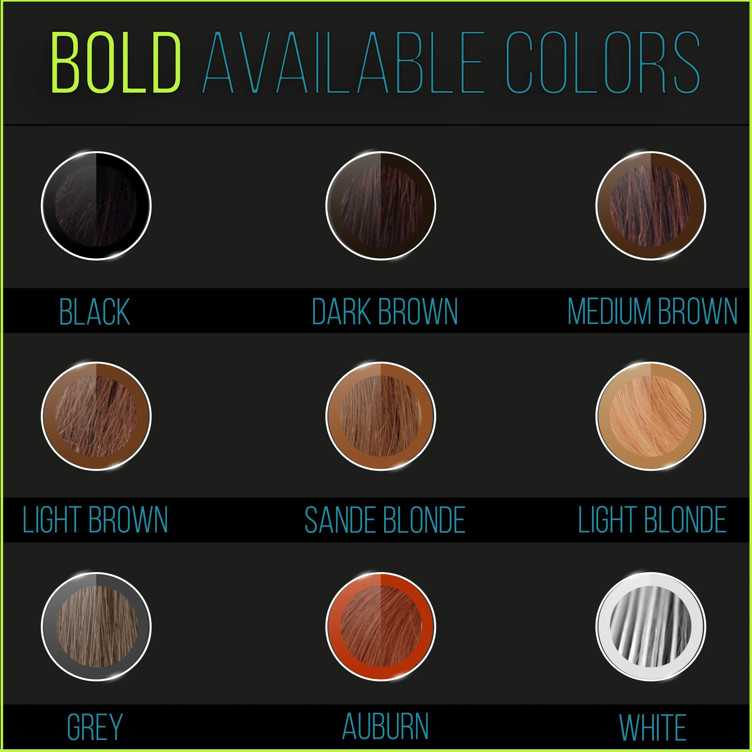 BOLD Premium Hair Building Fibers - Large